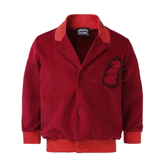 Red Velvet Blazer-0