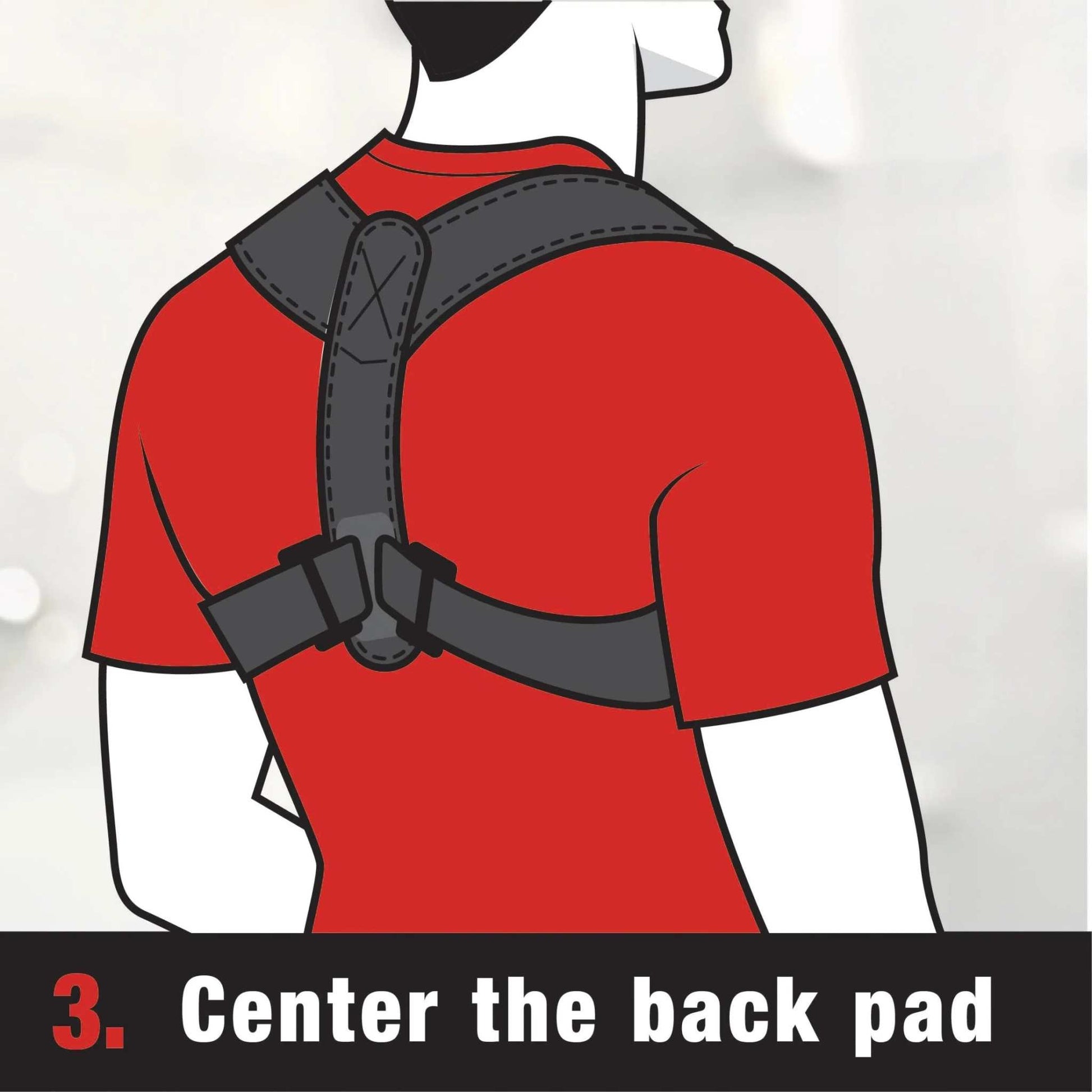 Posture Corrector, Unisex, Adjustable Brace, One Size Fits Most