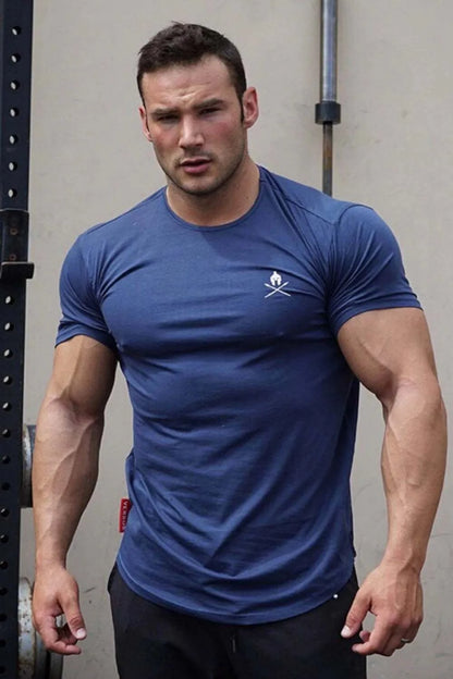Men's Round Neck Short Sleeve T-ShirtFeatures: Basic style
Stretch: Moderate stretch
Material composition: 95% cotton, 5% polyester
Care instructions: Machine wash cold. Tumble dry low.
Imported
ProductTrendsiRK TRENDING STYLE Men's Round Neck