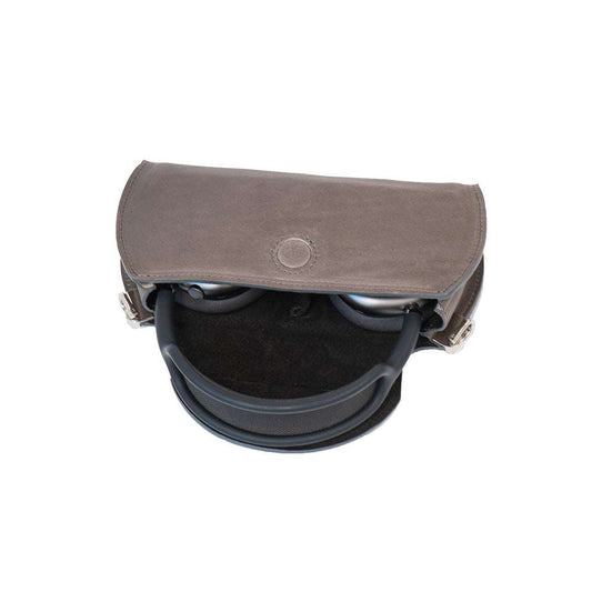 Leather Case for AirPods Max (Gray / full-grain)-1