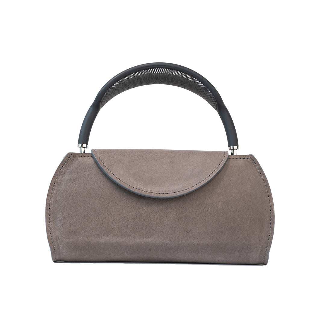 Leather Case for AirPods Max (Gray / full-grain)-2