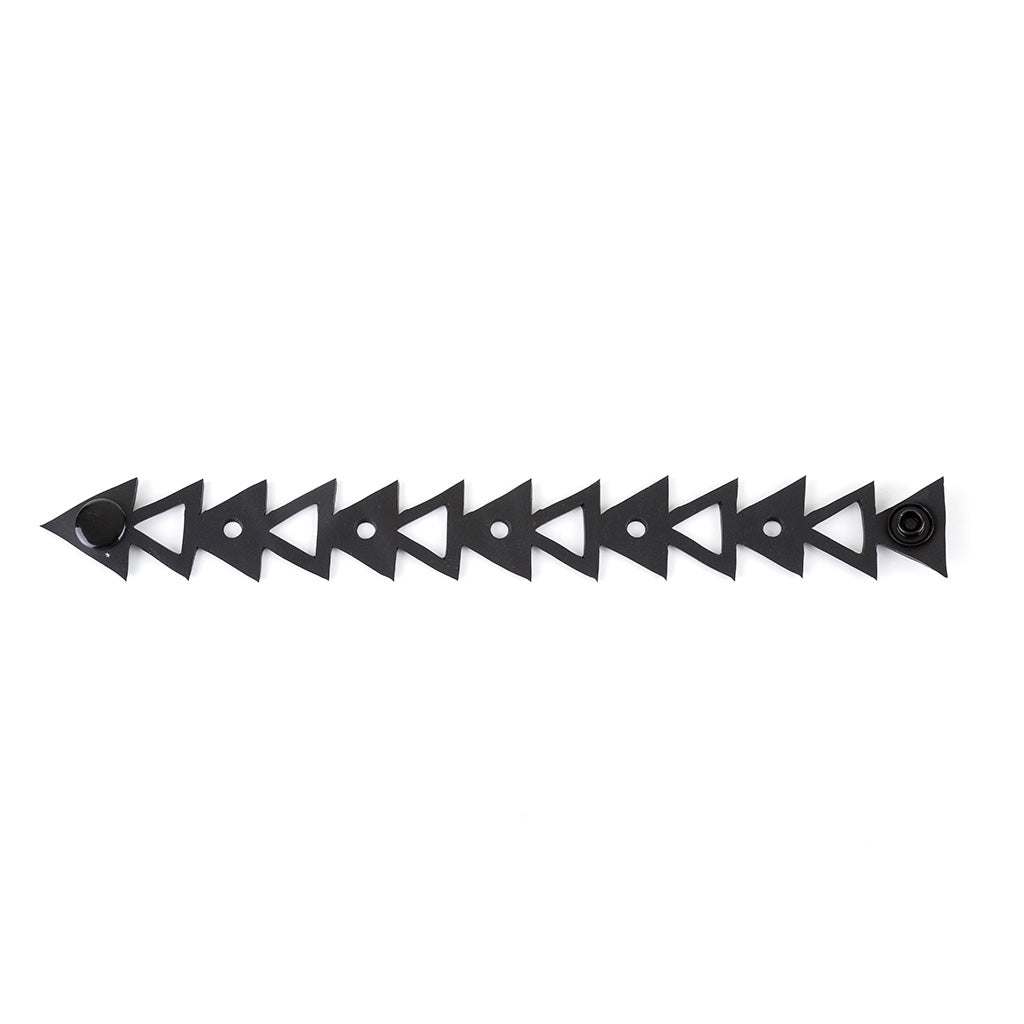 Arrow Upcycled Rubber Friendship Bracelet-3