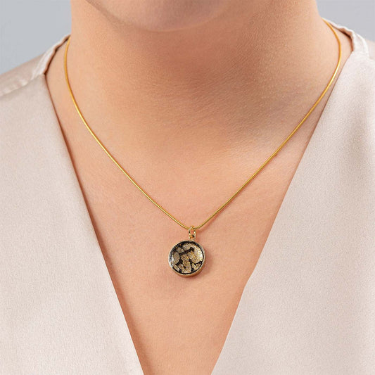 Capricorn Zodiac Sign Sustainable Necklace-0